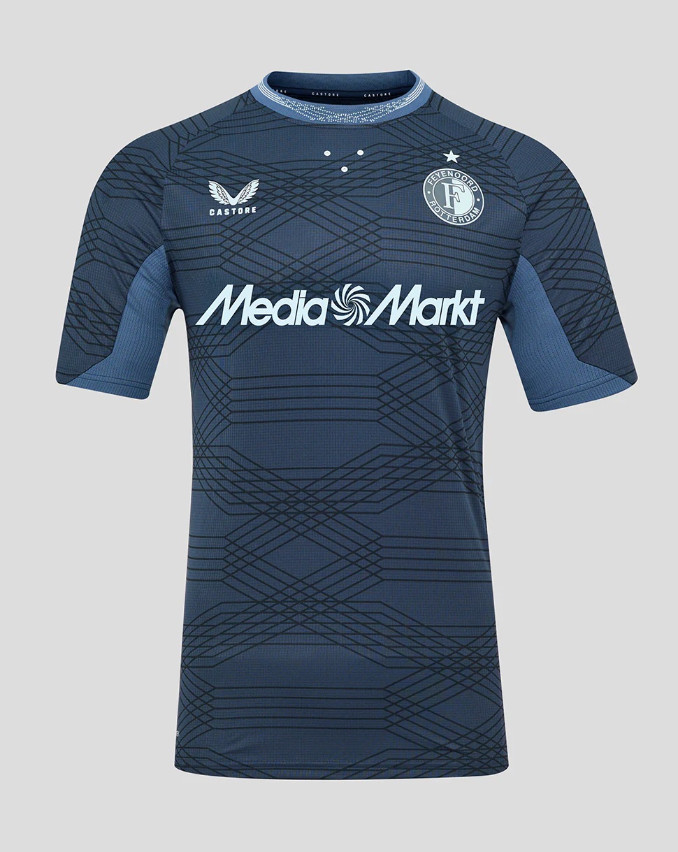 Feyenoord e Castore lançam nova camisa reserva para a temporada 2025-2026