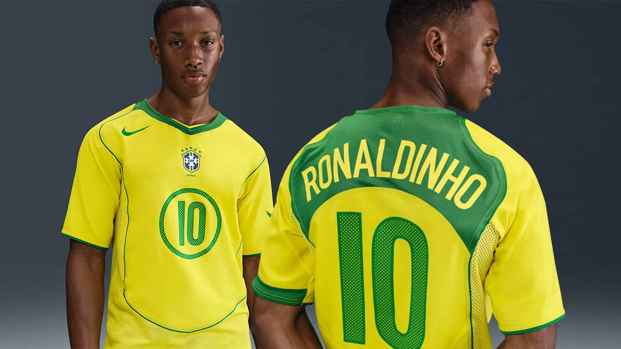 Camisa Total 90 do Brasil 2004-2005 será relançada pela Nike