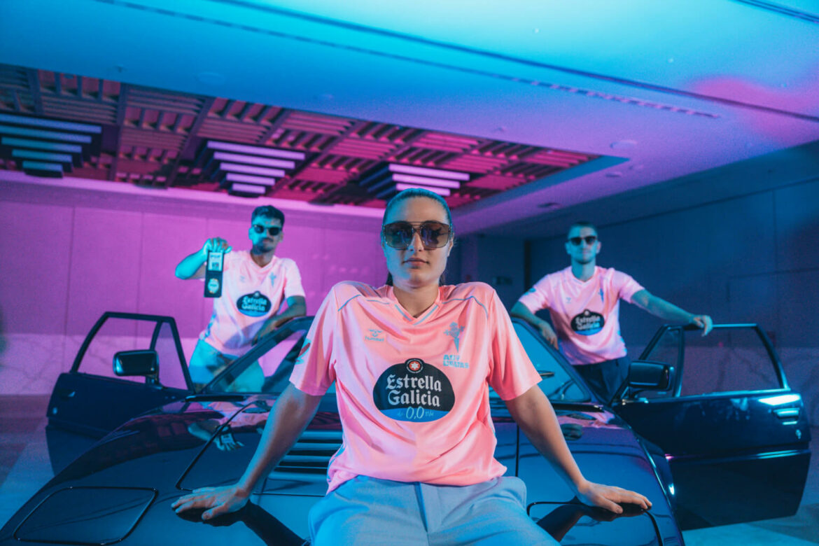 RC Celta de Vigo lança terceira camisa para 2025-2026 na cor rosa