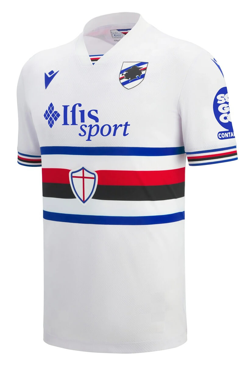 Sampdoria lança nova camisa reserva 2025-2026 com homenagem à catedral