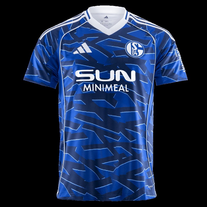 Schalke 04 lança nova camisa titular 2025-2026 da adidas