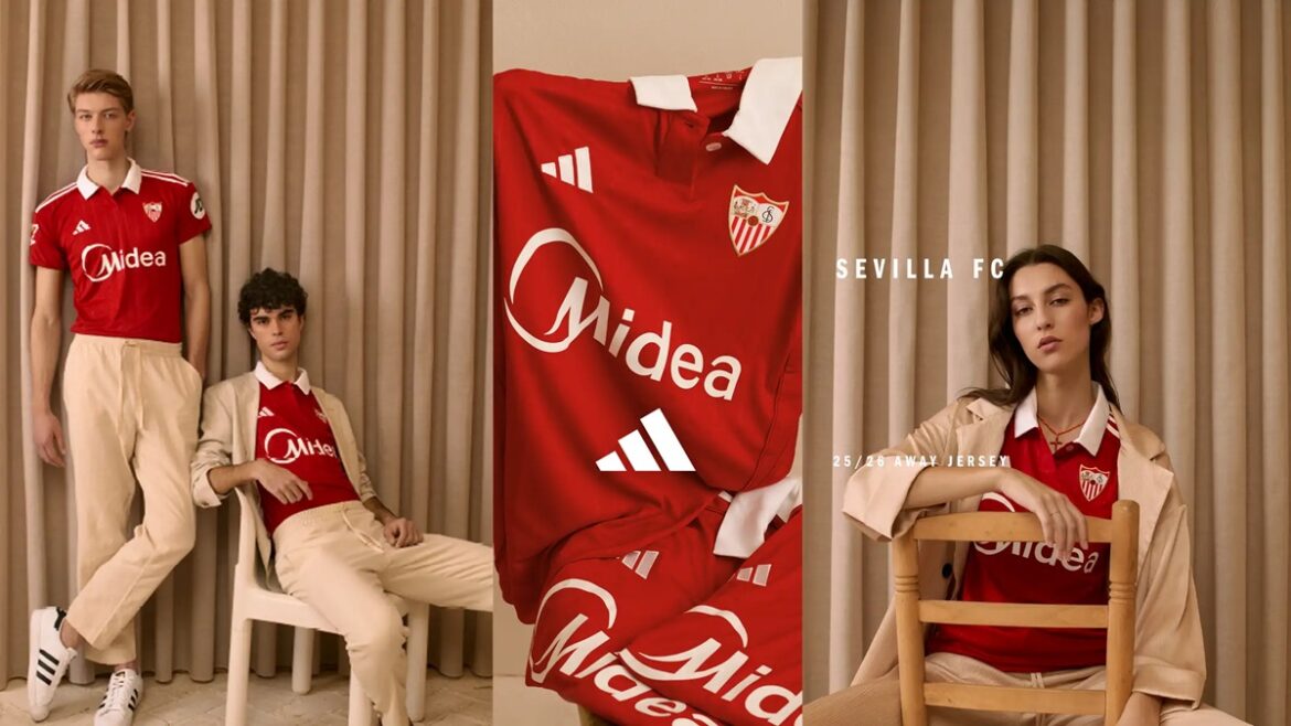 Sevilla FC apresenta nova camisa reserva 202526 com estilo clássico