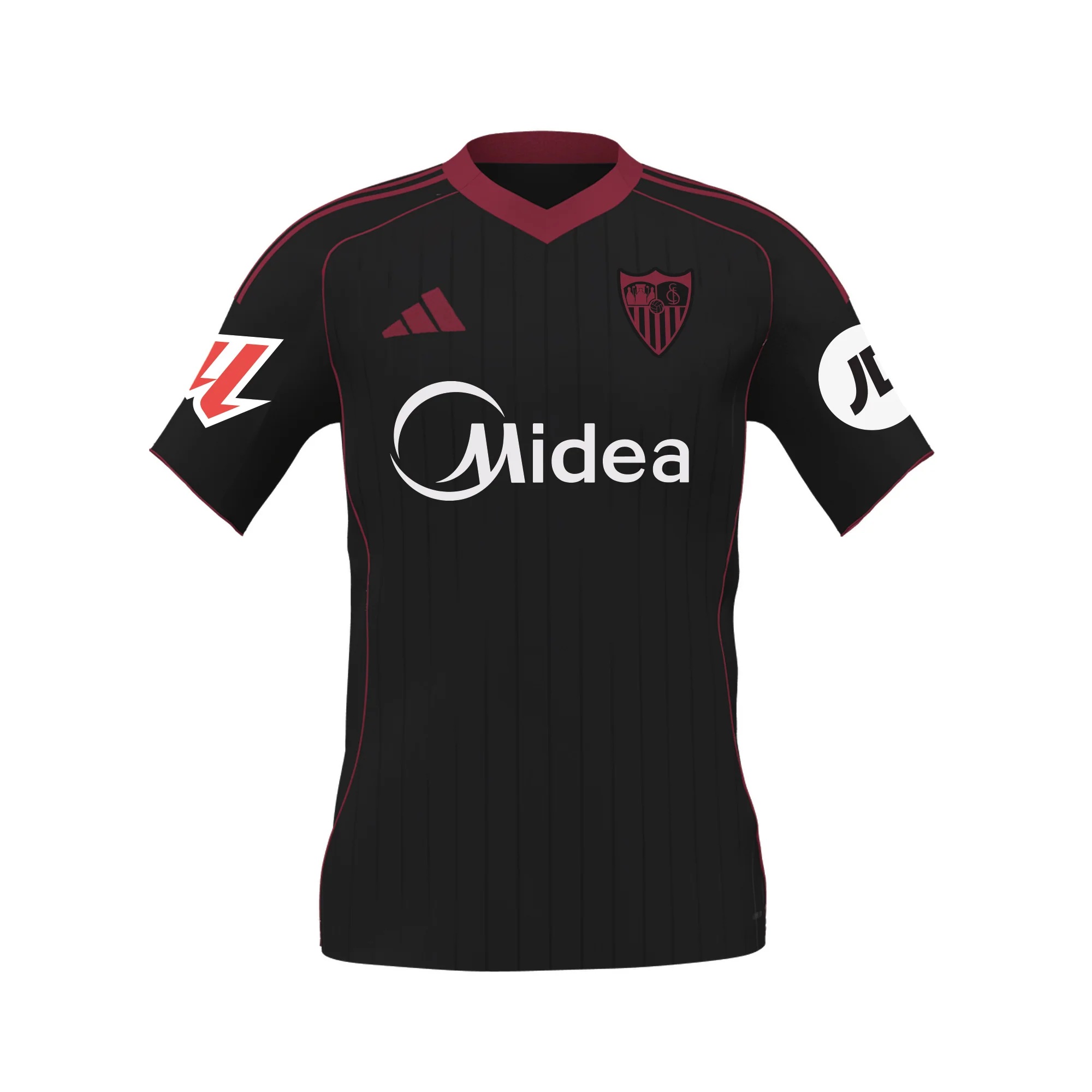 Sevilla FC apresenta terceira camisa 2025-2026 com foco no contraste