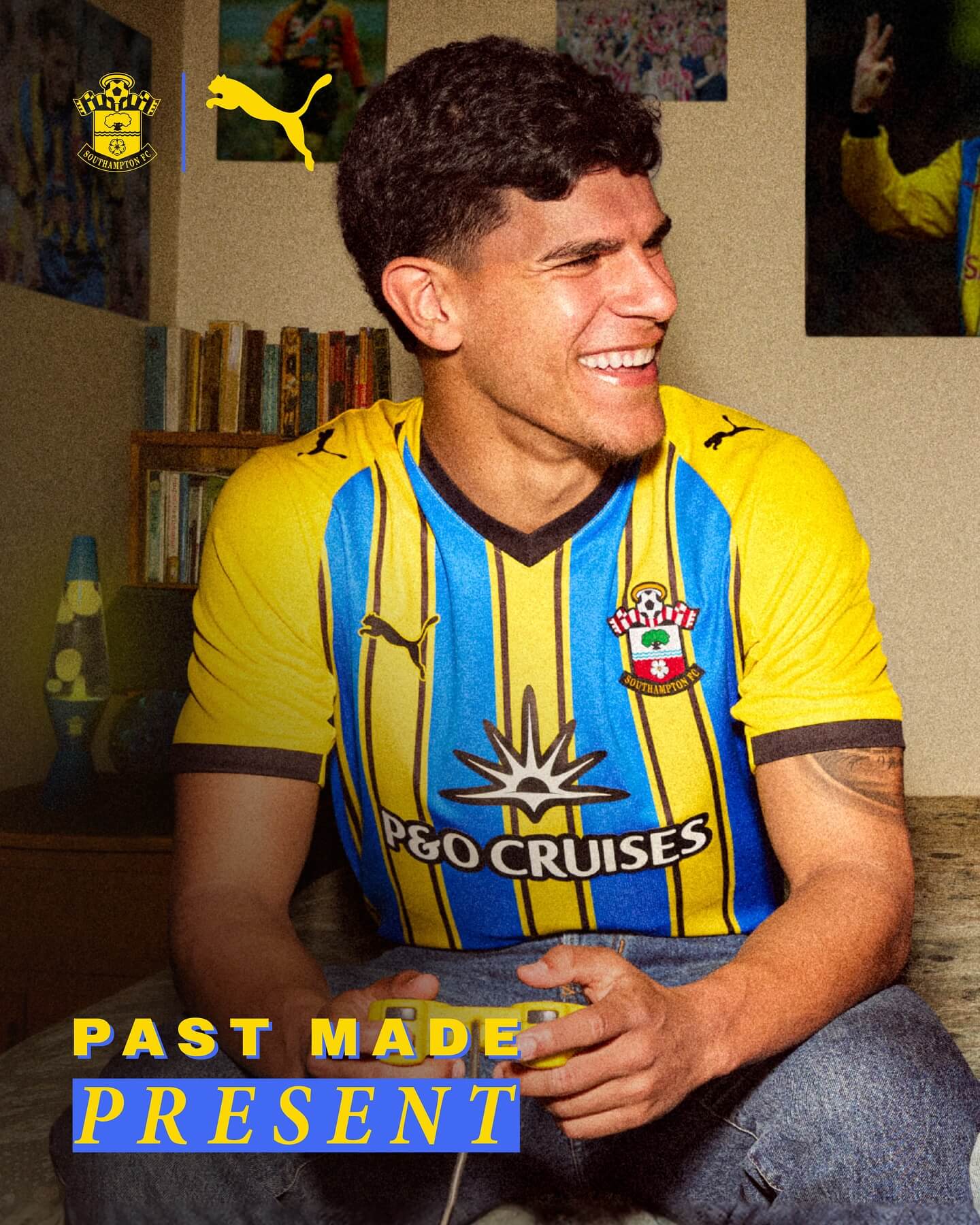 Southampton lança nova camisa reserva para a temporada 2025-2026