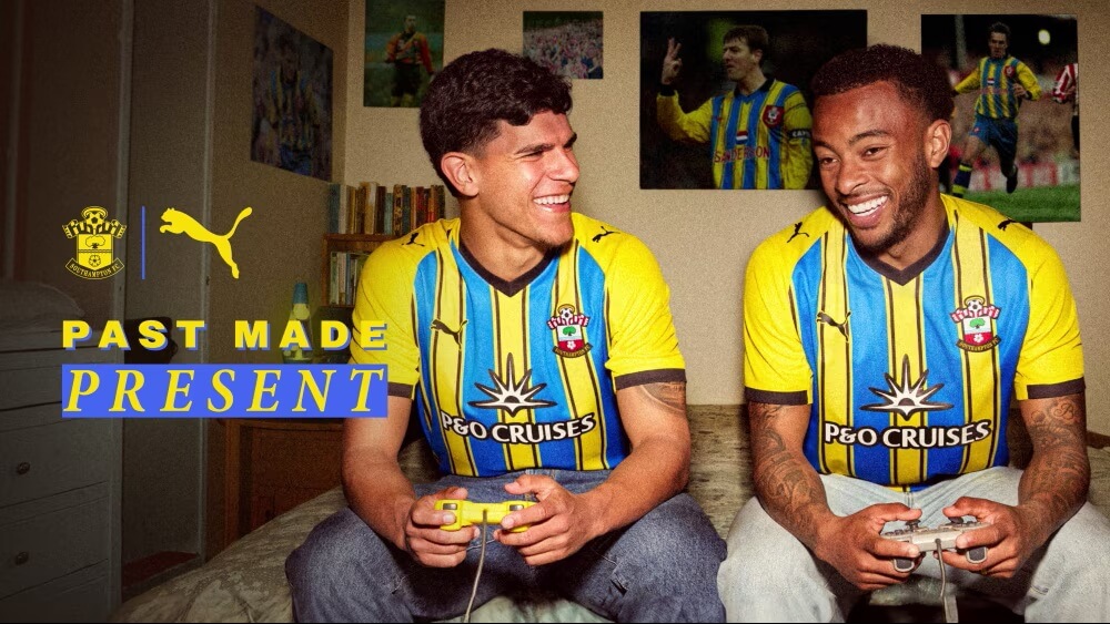 Southampton lança nova camisa reserva para a temporada 2025-2026