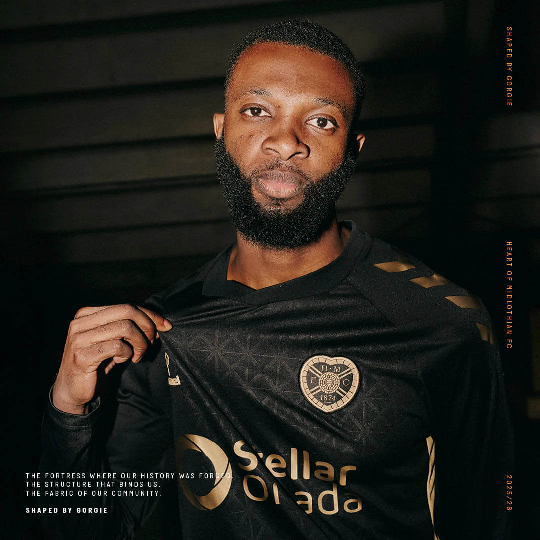 Terceira camisa do Hearts FC 2025-2026 Umbro