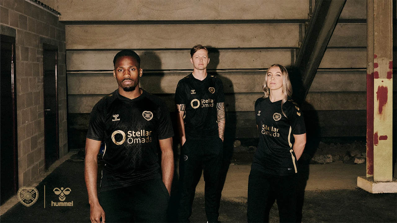 Terceira camisa do Hearts FC 2025-2026 Umbro 4