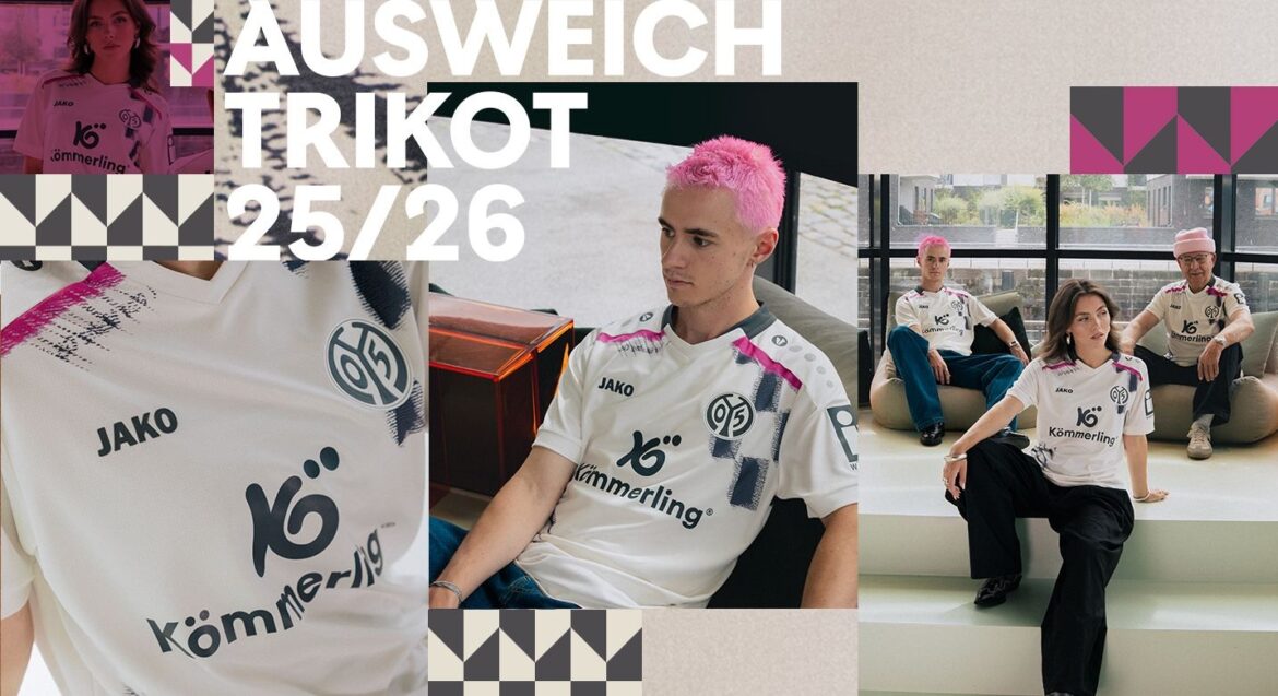 Terceira camisa do Mainz 05 2025-2026 é lançada pela JAKO 1 (1) Terceira camisa do Mainz 05 2025-2026 é lançada pela JAKO
