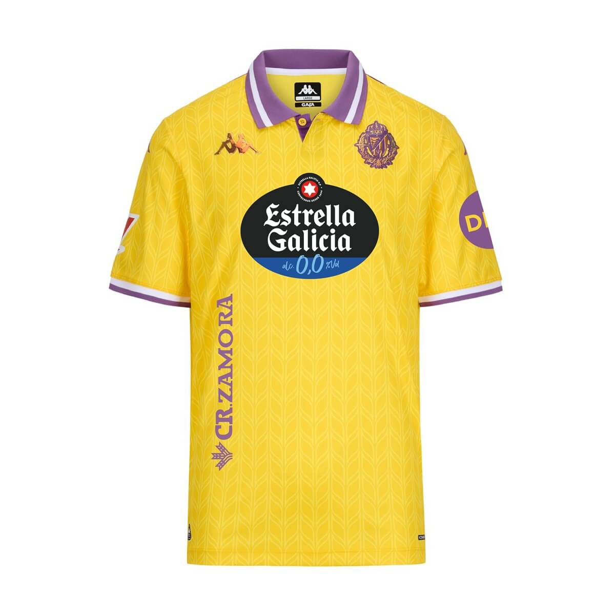 Terceira camisa do Real Valladolid 2025-2026 é revelada pela Kappa