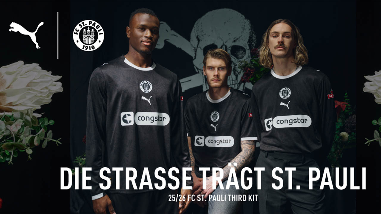 Nova terceira camisa do St. Pauli 2025-2026 PUMA » Mantos do Futebol