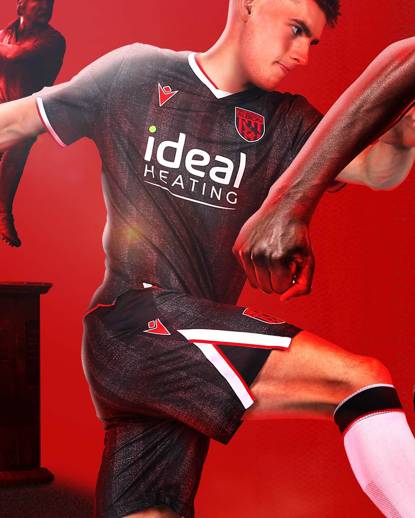 Terceira camisa do WBA 2025-2026 Macron