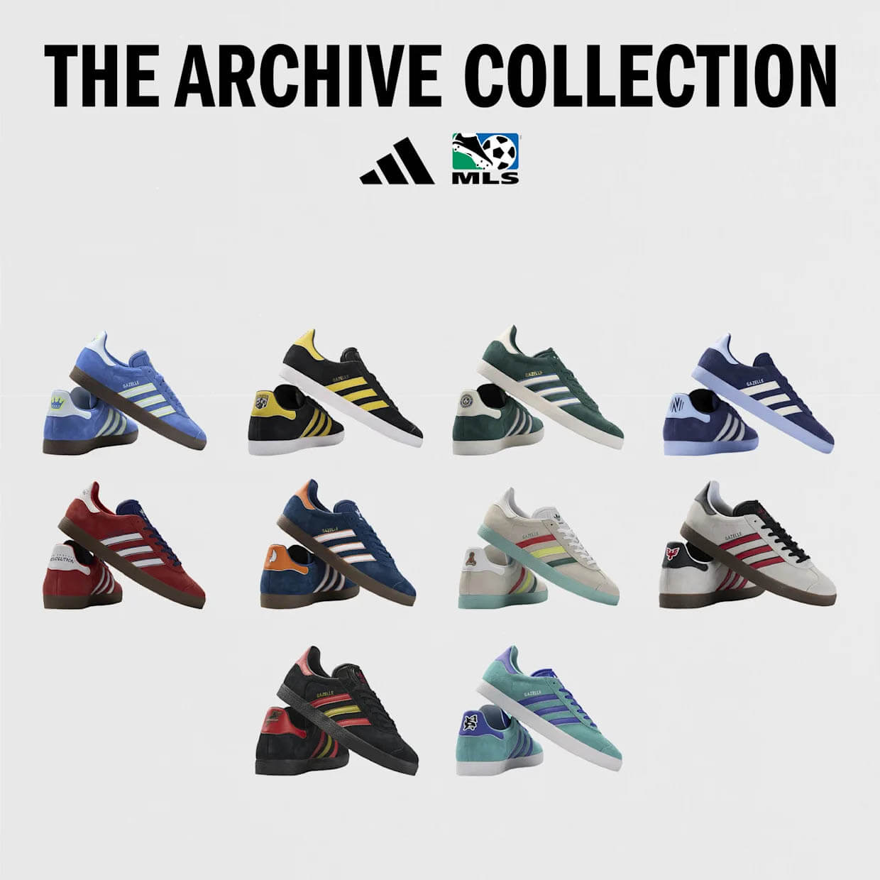 adidas x mls archive collection 2025 Gazelle