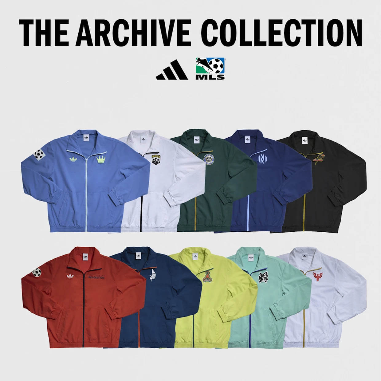 adidas x mls archive collection 2025 Jaquetas